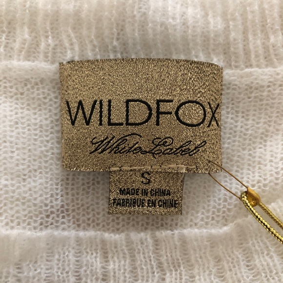 NWT WILDFOX We're the Kids in America Sweater Oversized Sequins Size Small - Picture 11 of 11